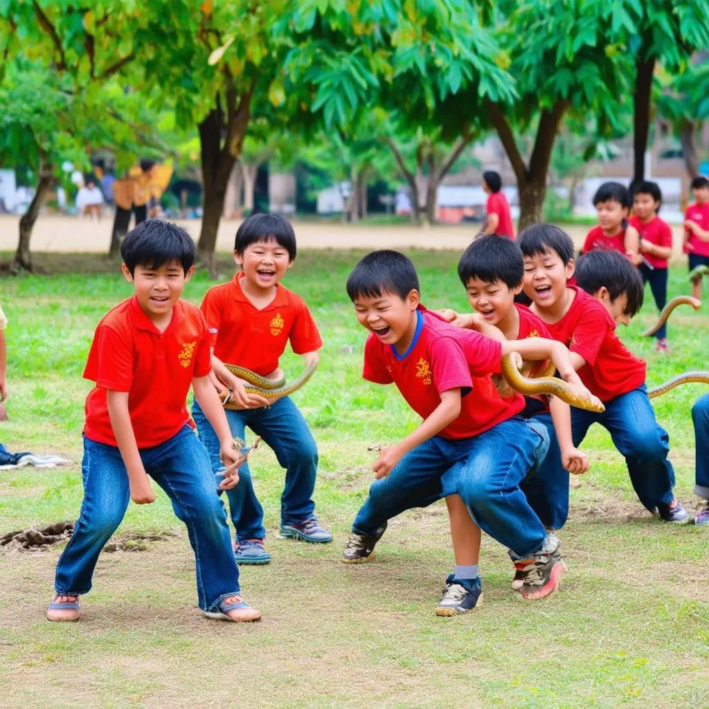 Rồng rắn lên mây - Trò chơi dân gian