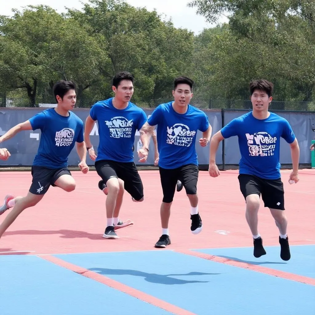 trò chơi thể lực running man