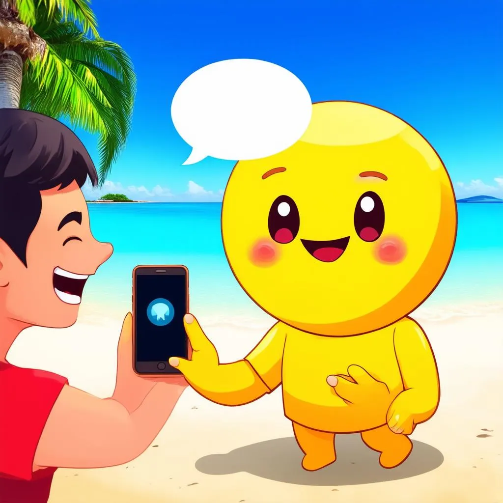 SimSimi trò chuyện