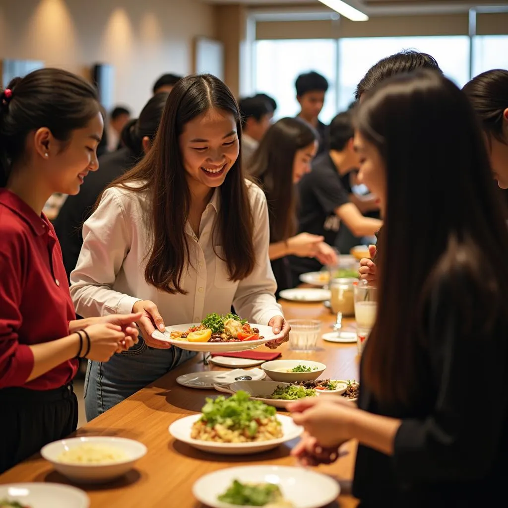 Sinh viên Việt Nam giới thiệu văn hóa Việt Nam tại sự kiện giao lưu văn hóa tại Nhật Bản