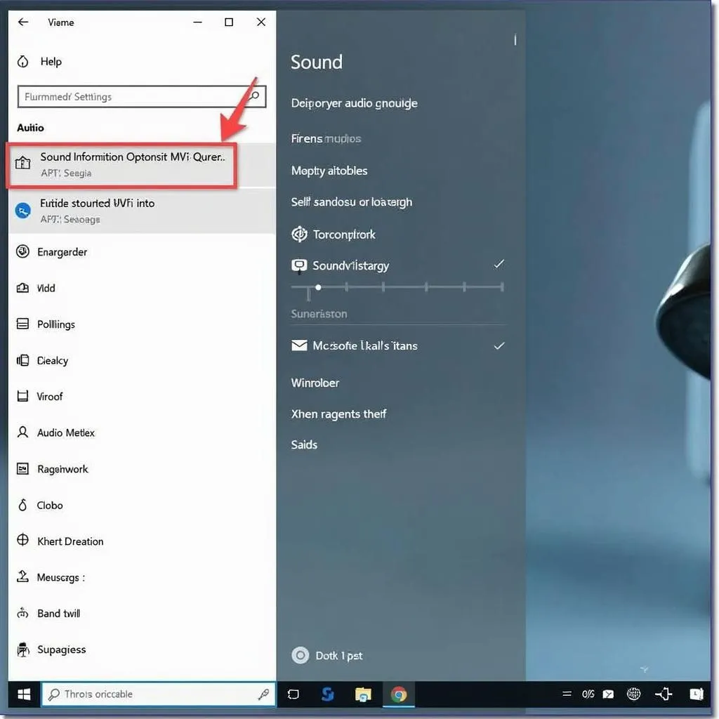 Windows Sound Settings