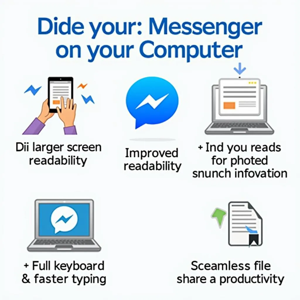 Ưu điểm của việc sử dụng Messenger trên máy tính