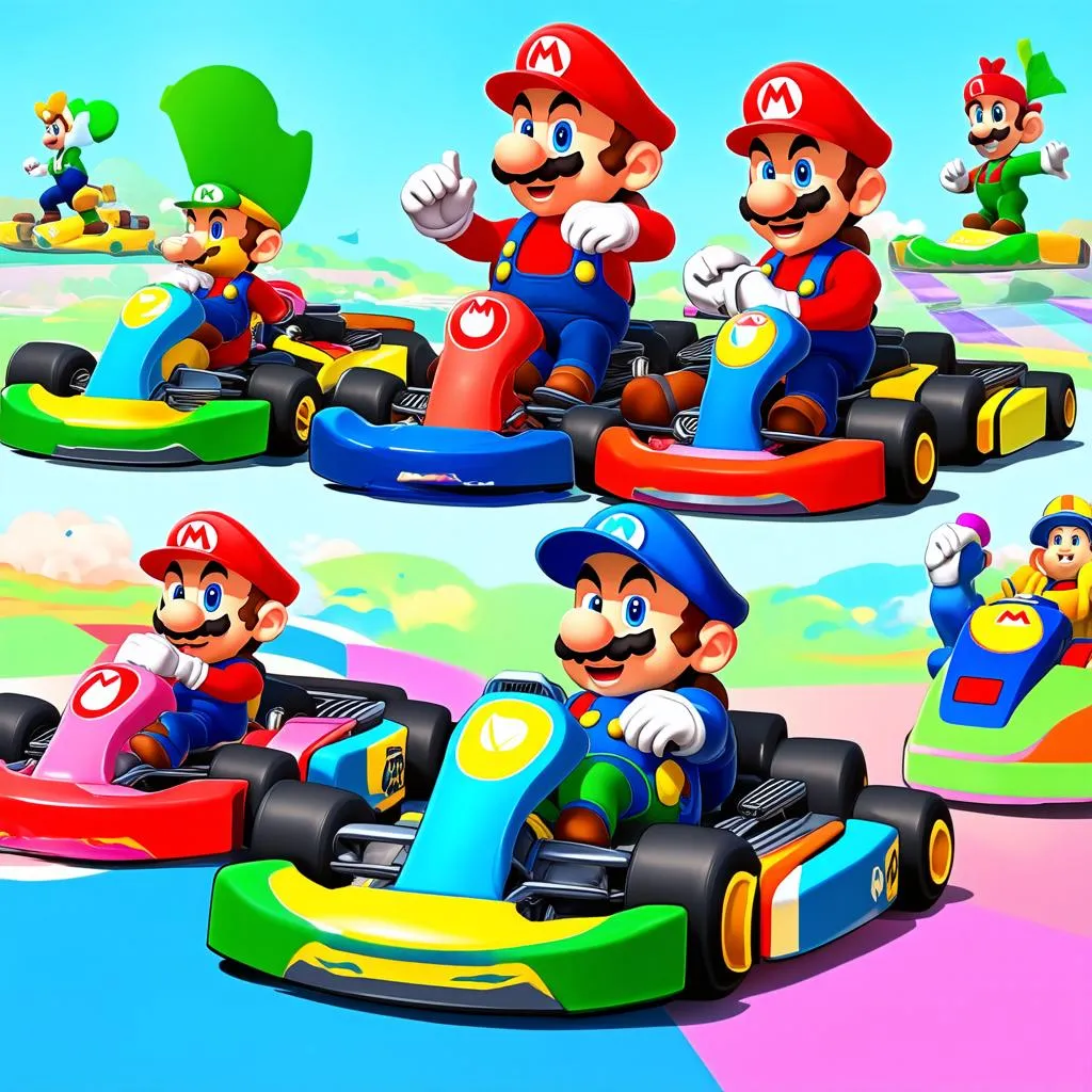 Super Mario Kart Characters