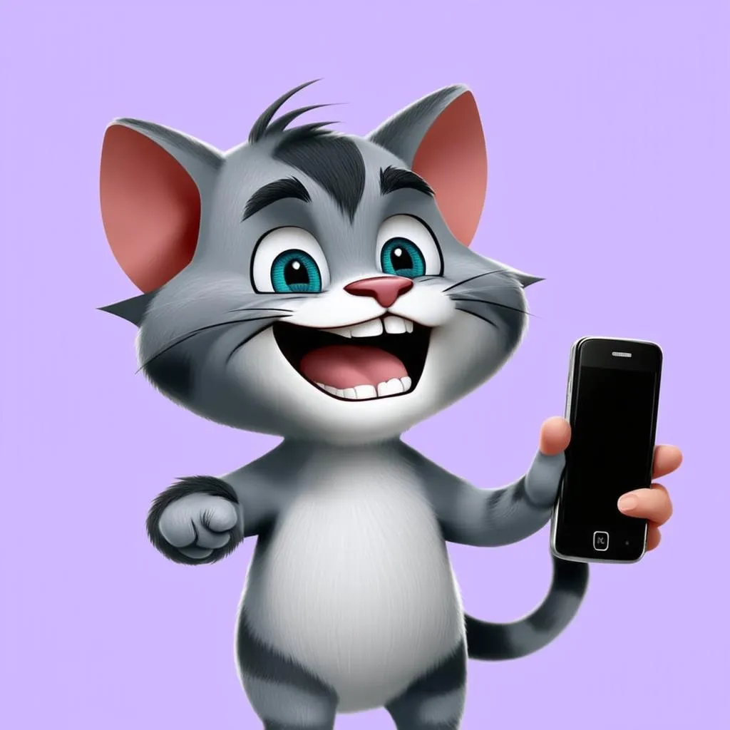 Trò chơi Talking Tom Cat trên thiết bị Android