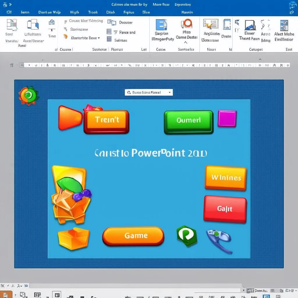 tạo trò chơi powerpoint 2010