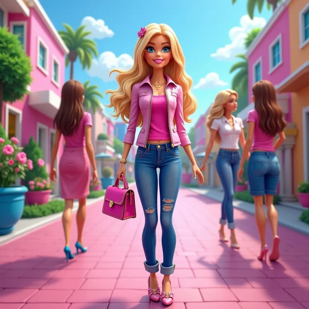 Thế giới ảo Barbie trò chơi