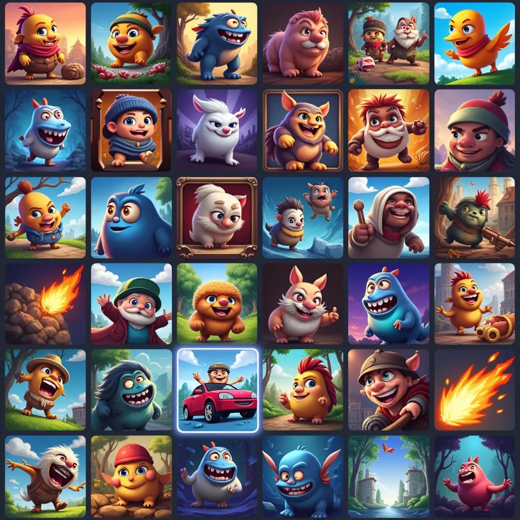 Thế giới game mobile đầy màu sắc