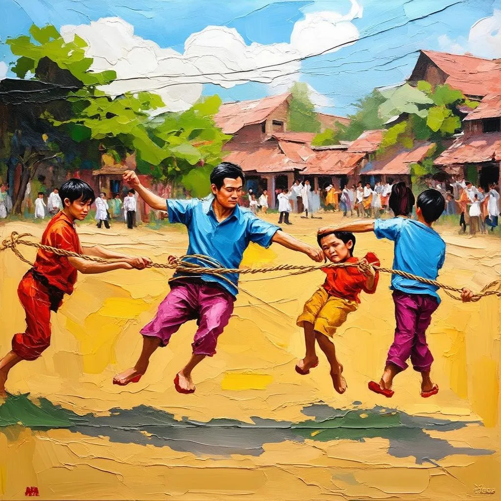 tranh-vẽ-trò-chơi-dân-gian