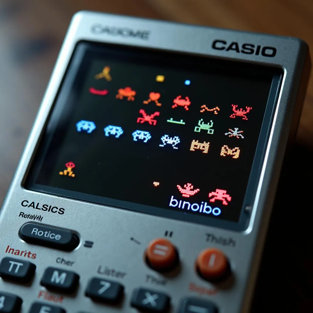 Trò chơi bắn súng trên Casio