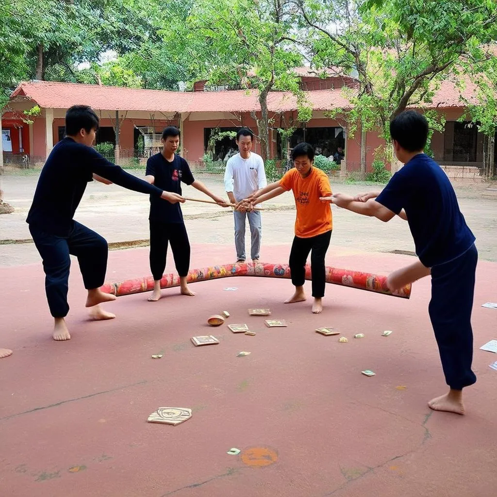 Hình minh họa cho trò chơi dân gian