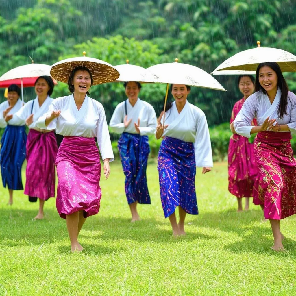 Trò chơi dân gian Việt Nam - Trời mưa to mưa nhỏ