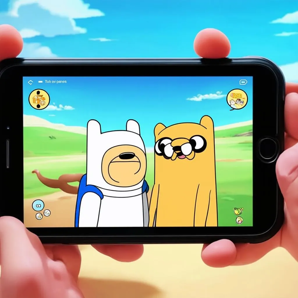 Trò chơi Finn và Jake trên điện thoại