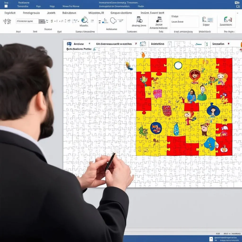 Trò chơi mảnh ghép trên PowerPoint