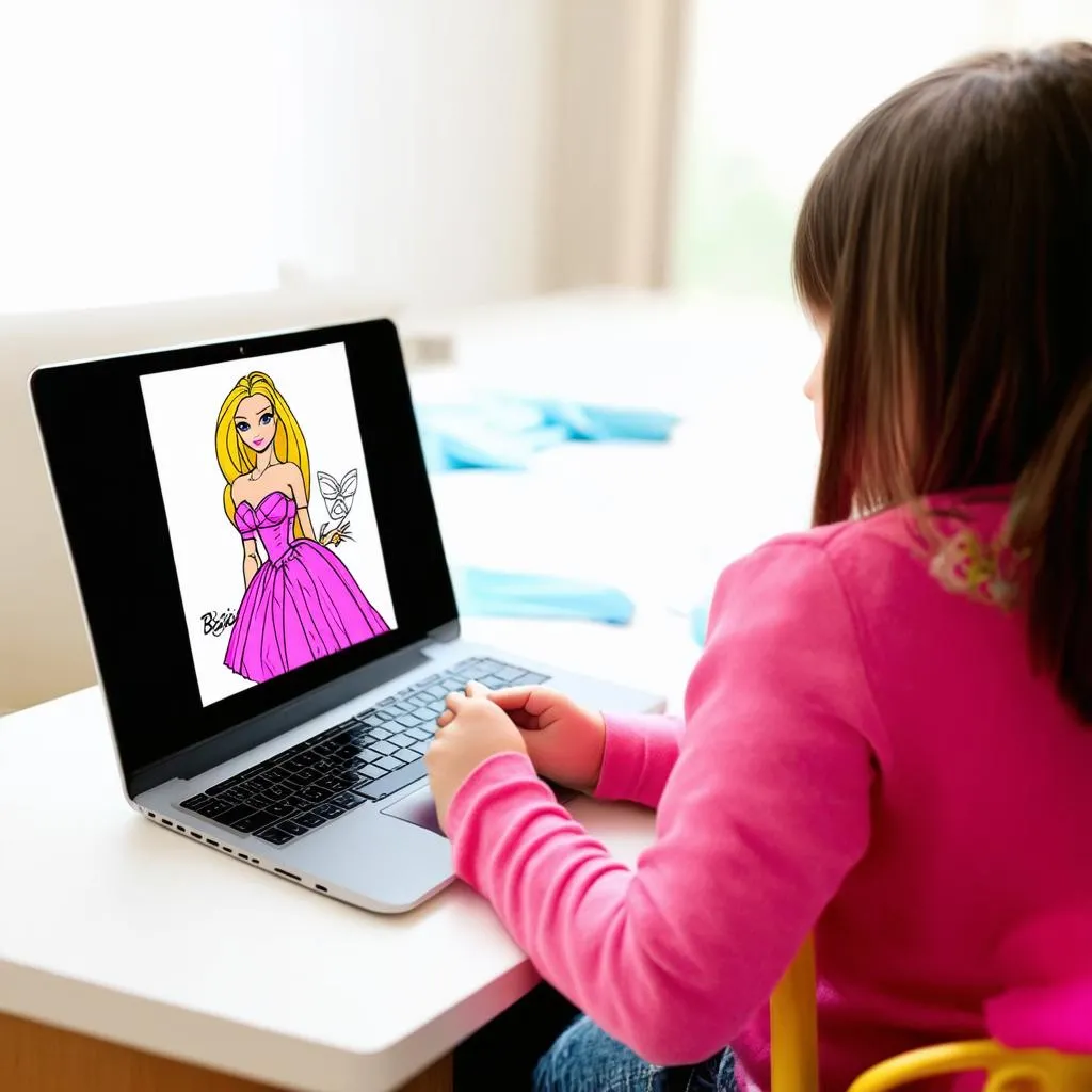 Trò chơi tô màu Barbie online