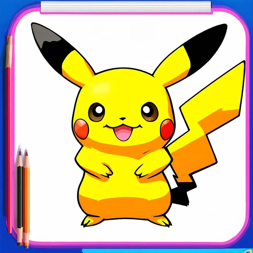 trò chơi tô màu pikachu offline