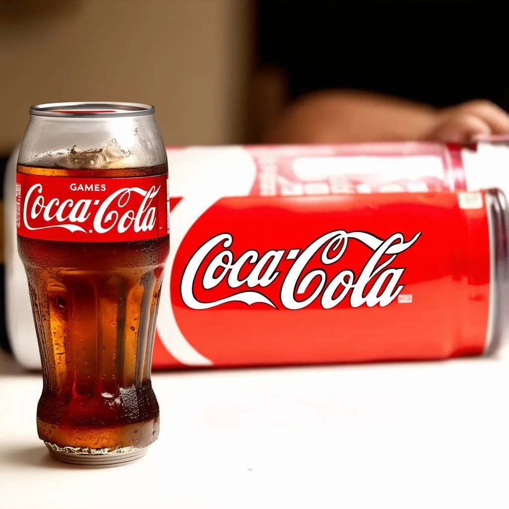 trò chơi uống nước coca