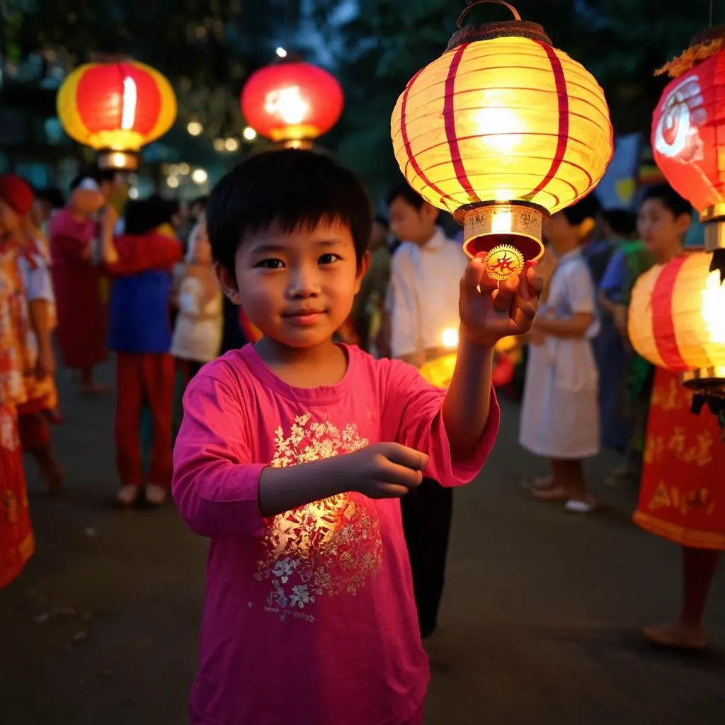 rước đèn trung thu