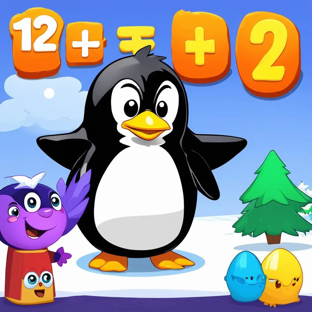 Tux of Math Command game