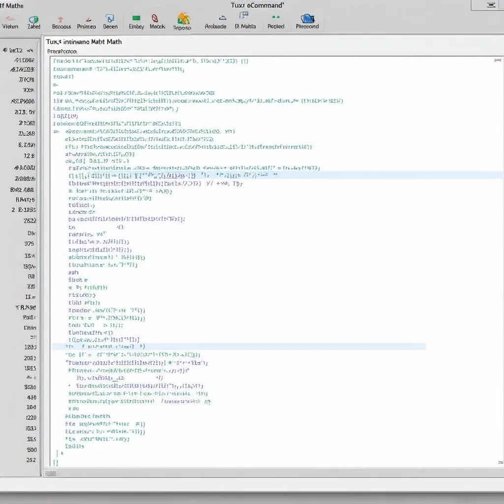 Tux of Math Command interface