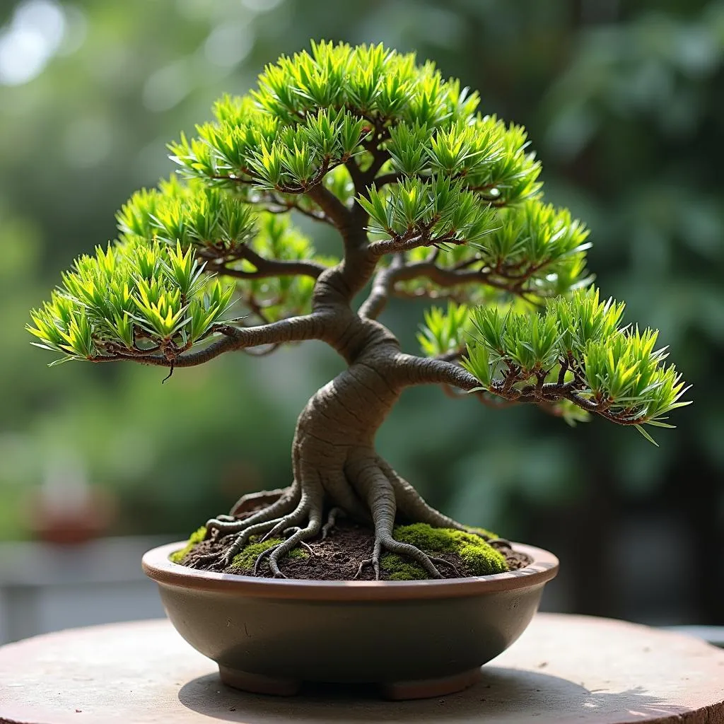 Vẻ đẹp Tùng La Hán Bonsai