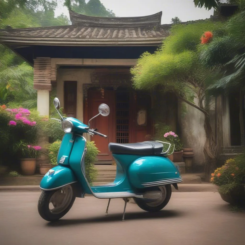 Thuê Vespa Cổ Sài Gòn