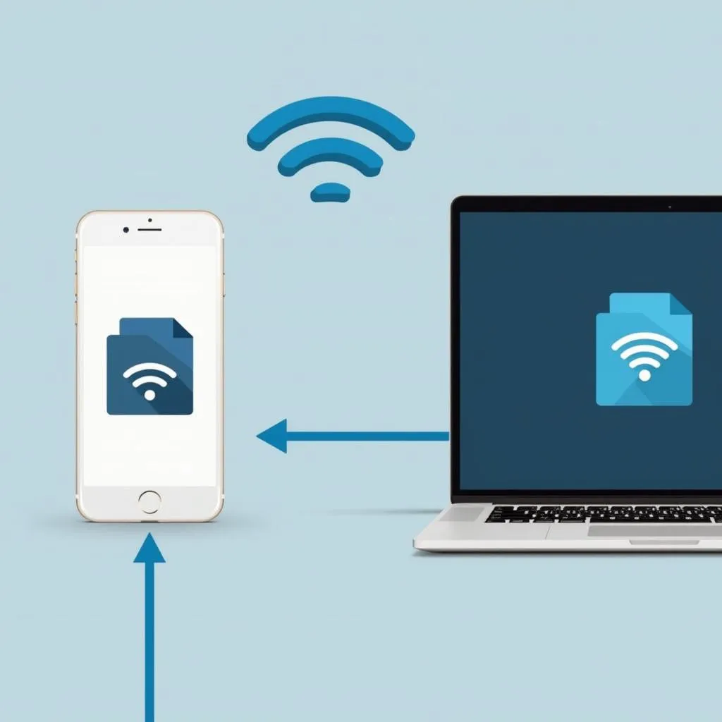 Truyền file qua mạng Wi-Fi