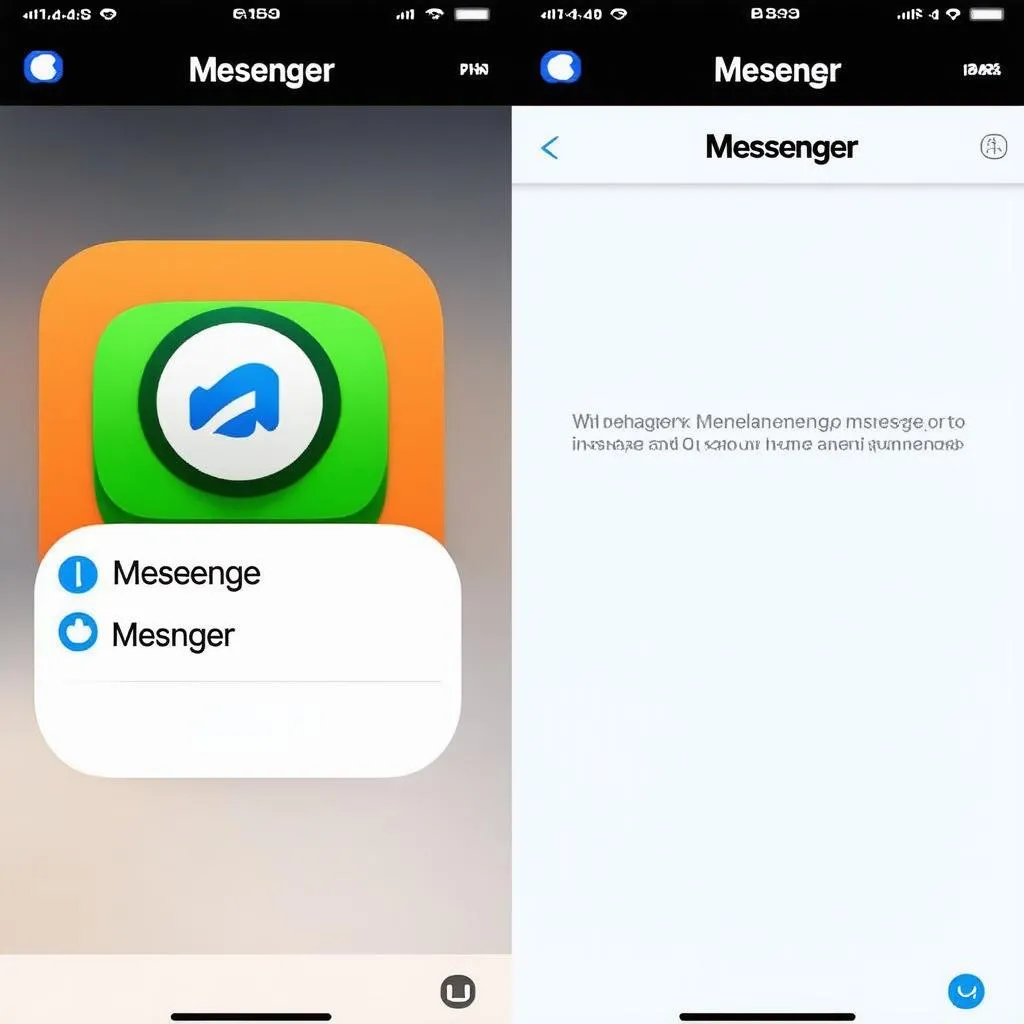 xóa trò chơi messenger trên iphone