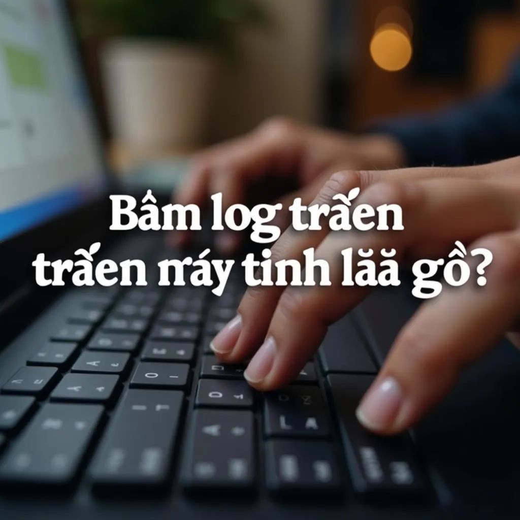 Bấm log trên máy tính là gì?