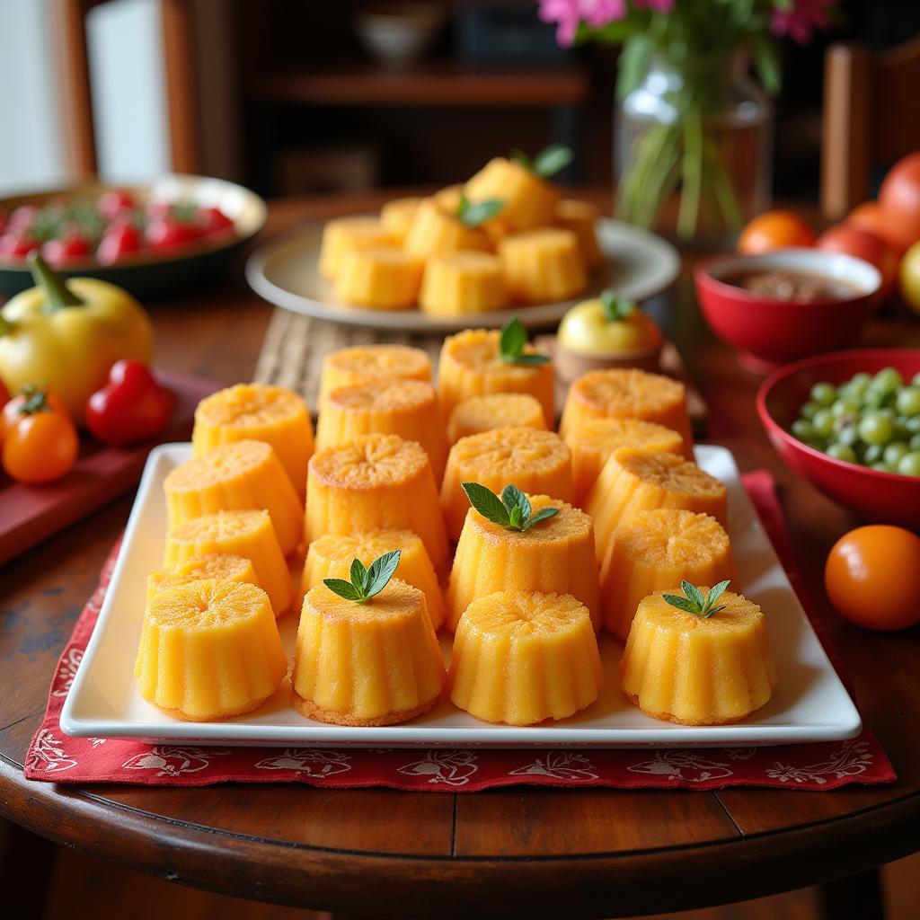 Bánh Phu Thê trong lễ ăn hỏi