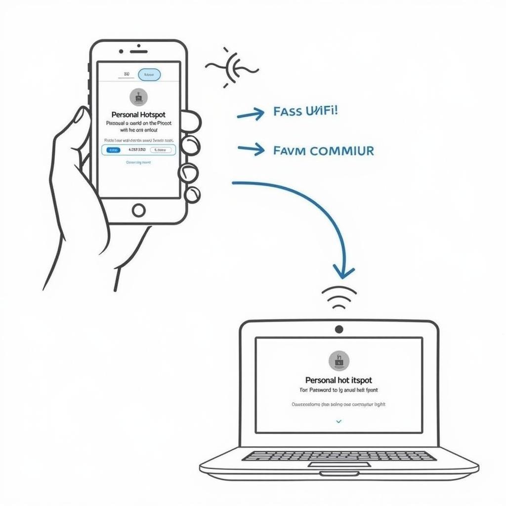 Chia sẻ wifi từ iPhone sang máy tính