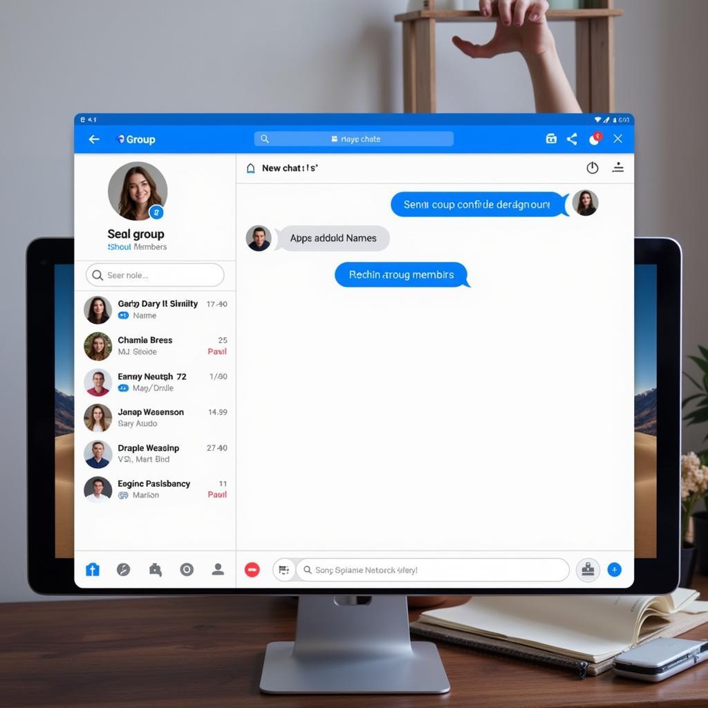 Cách tạo nhóm mới trên Messenger trên máy tính