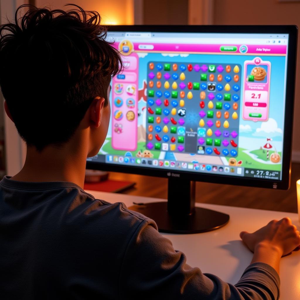 Chơi Candy Crush Saga trên trình duyệt web