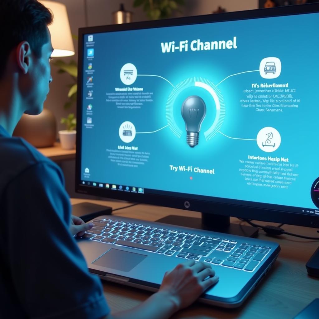 Chọn kênh wifi ít người để tăng tốc wifi