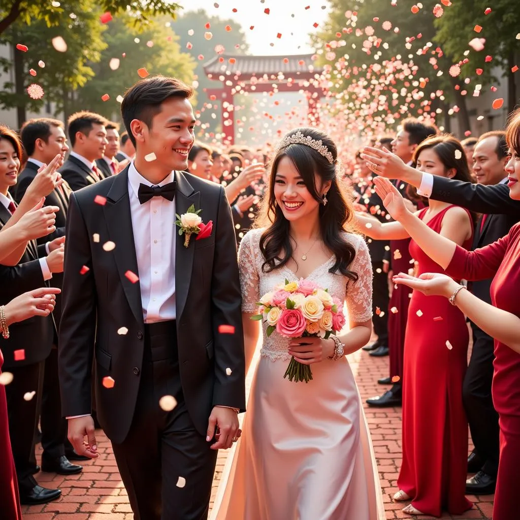 Hình ảnh confetti trong văn hóa Việt Nam