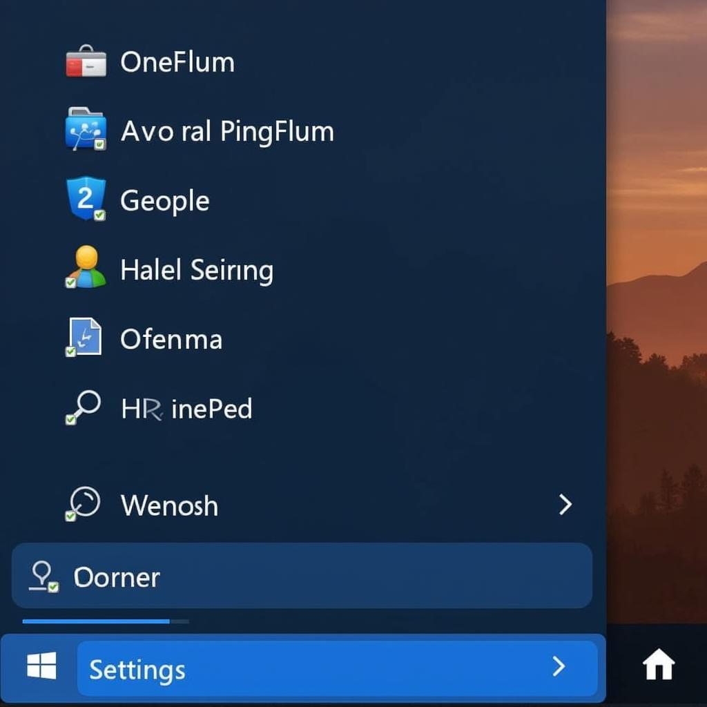 Hướng dẫn đổi tên máy tính Win 10: Mở Settings