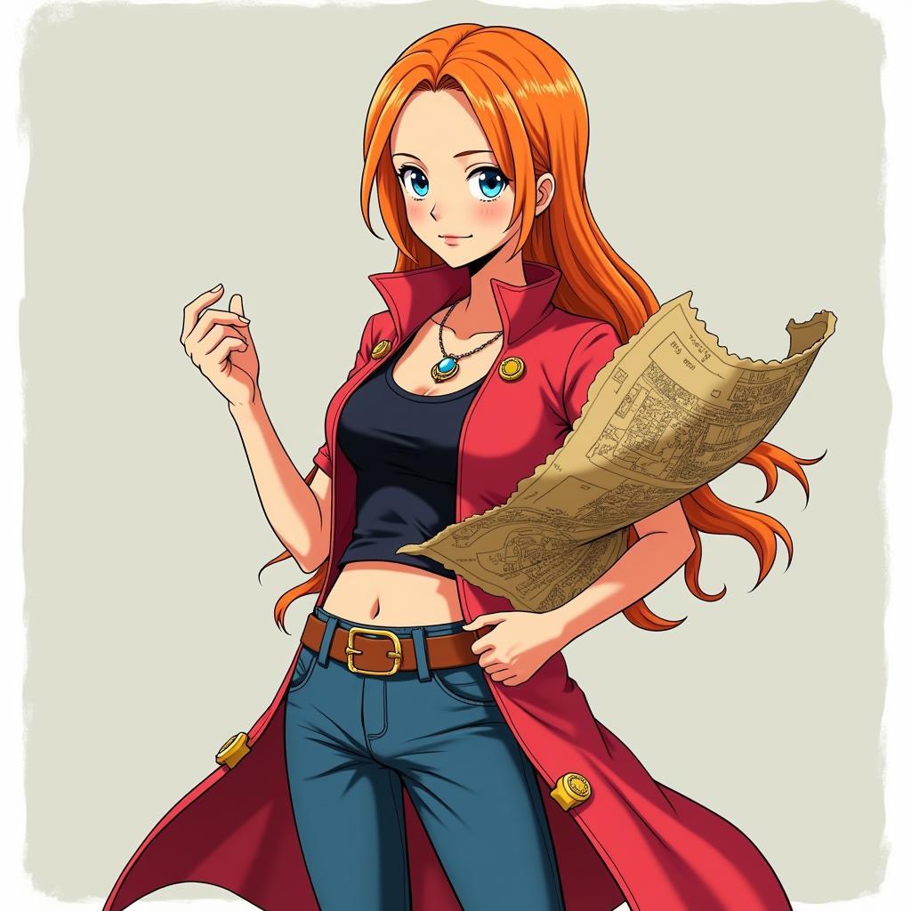 Hình Nền 4K Nami One Piece 