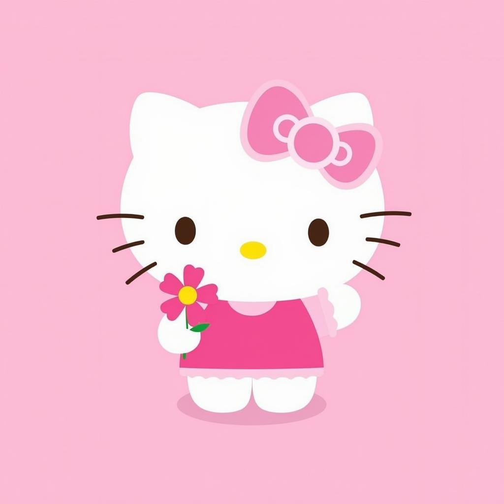 Hình nền Hello Kitty dễ thương cho máy tính