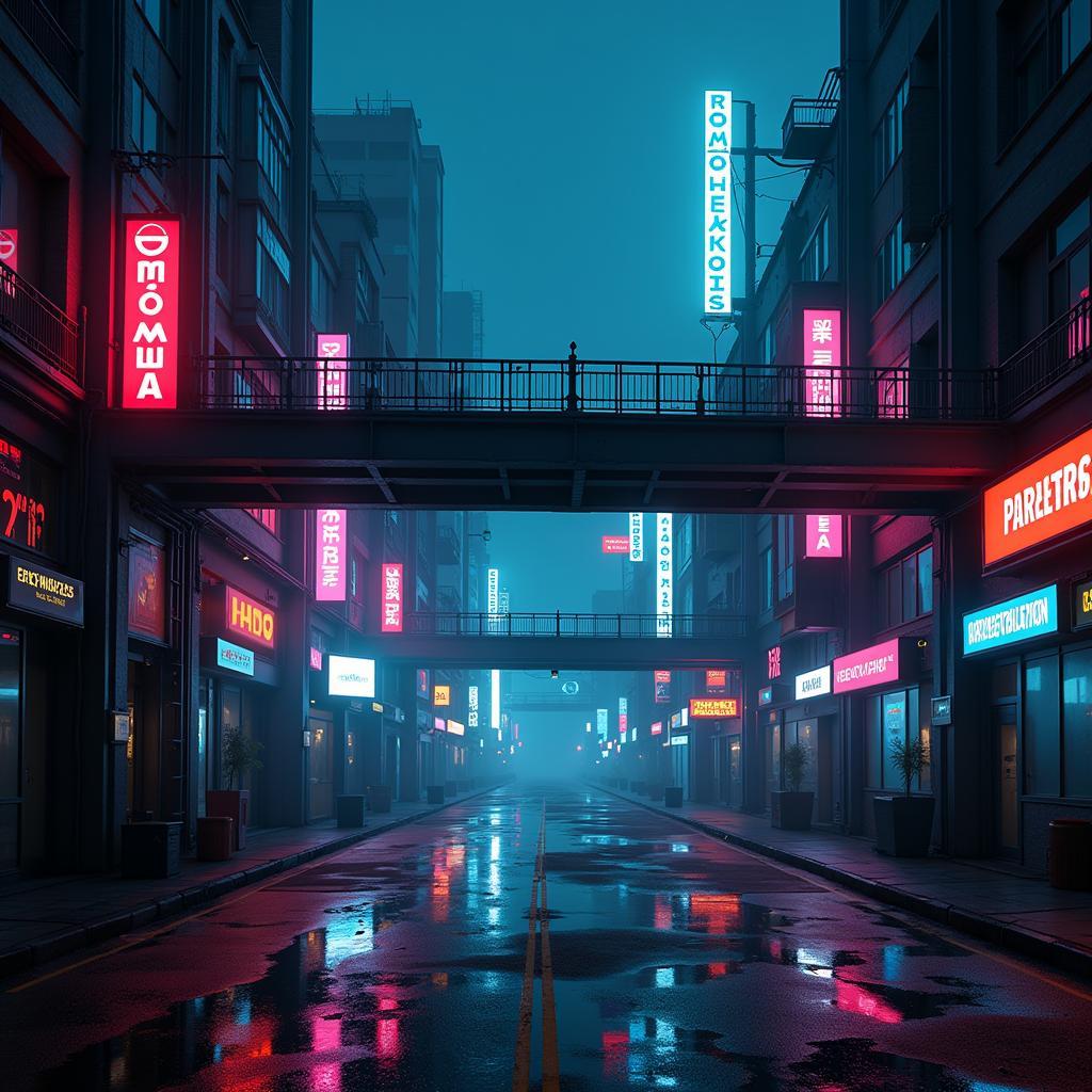 Hình Nền Phong Cách Cyberpunk