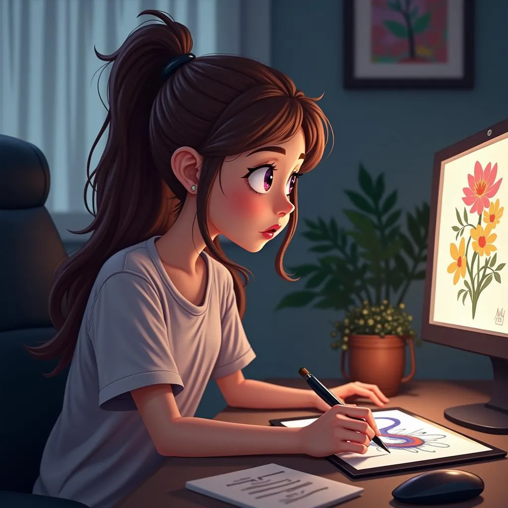 Học vẽ digital art trên máy tính