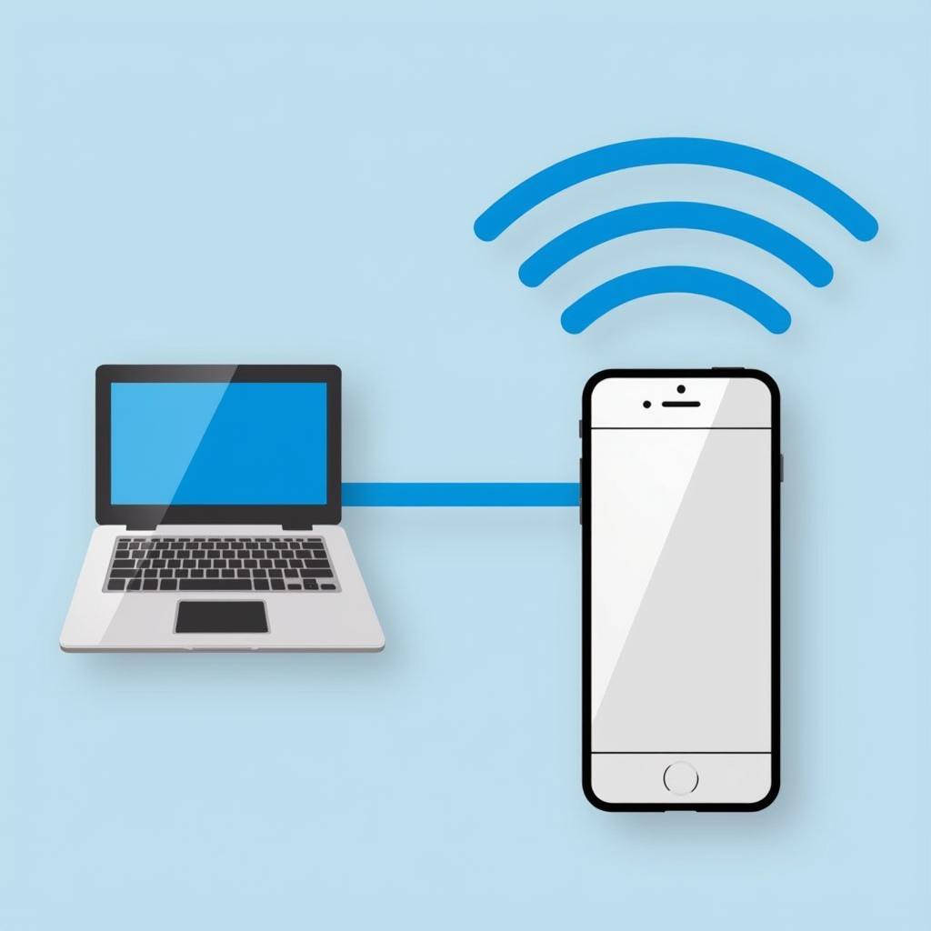 Kết nối điện thoại với máy tính bằng Wi-Fi