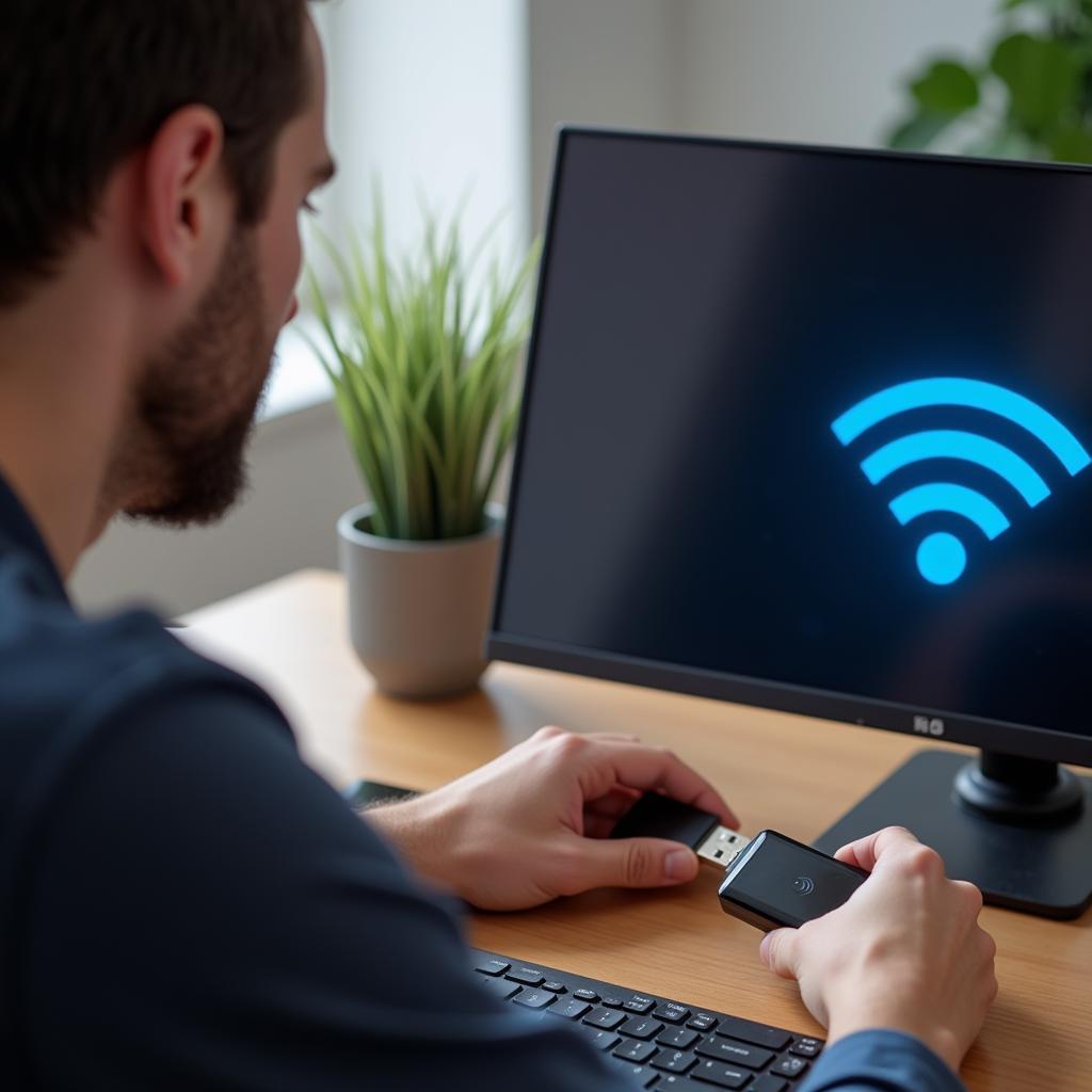 Cách kết nối internet cho máy tính bàn win xp bằng wifi