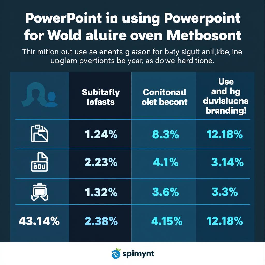 Bảng Biểu Thống Kê Hiệu Quả Sử Dụng Powerpoint