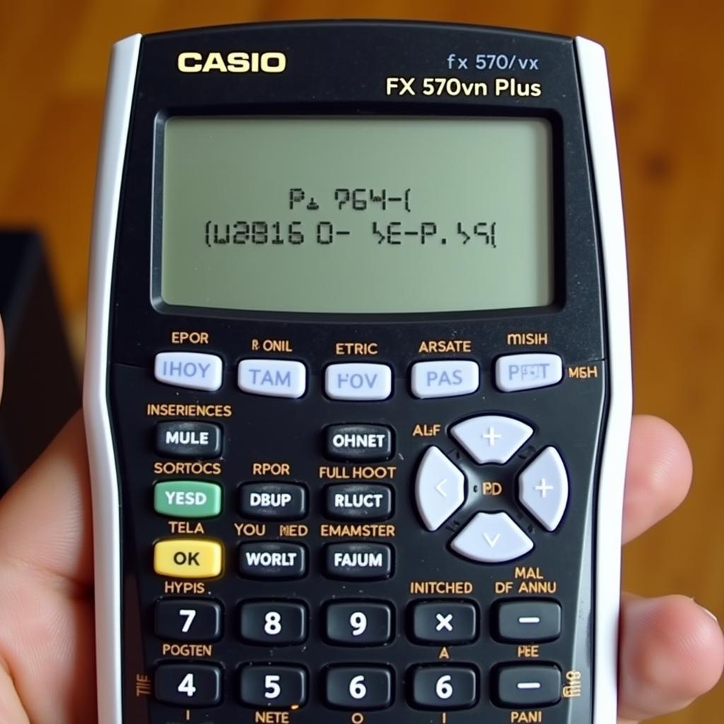 Lỗi phần mềm máy tính Casio fx 570vn Plus