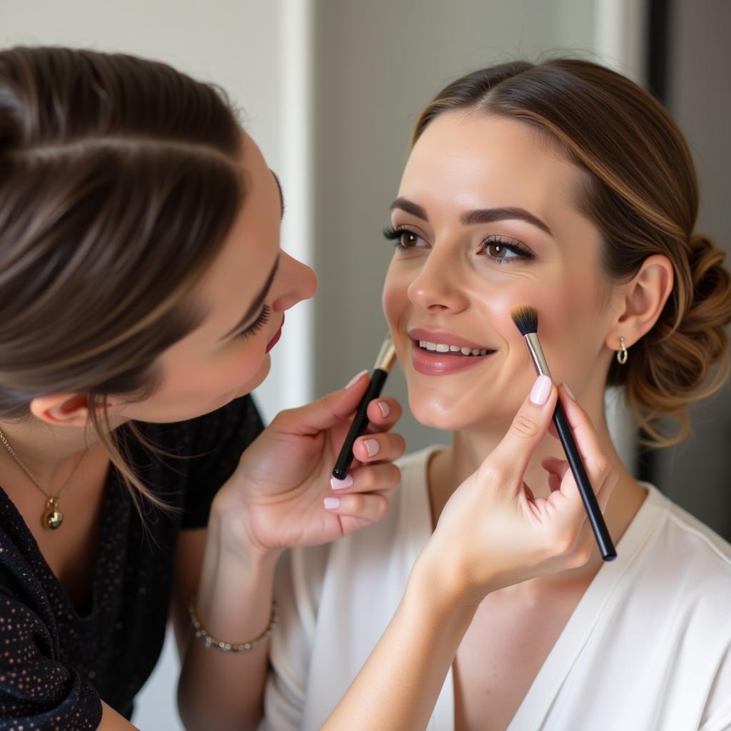 Dịch vụ makeup đám hỏi giá rẻ ở Hà Nội