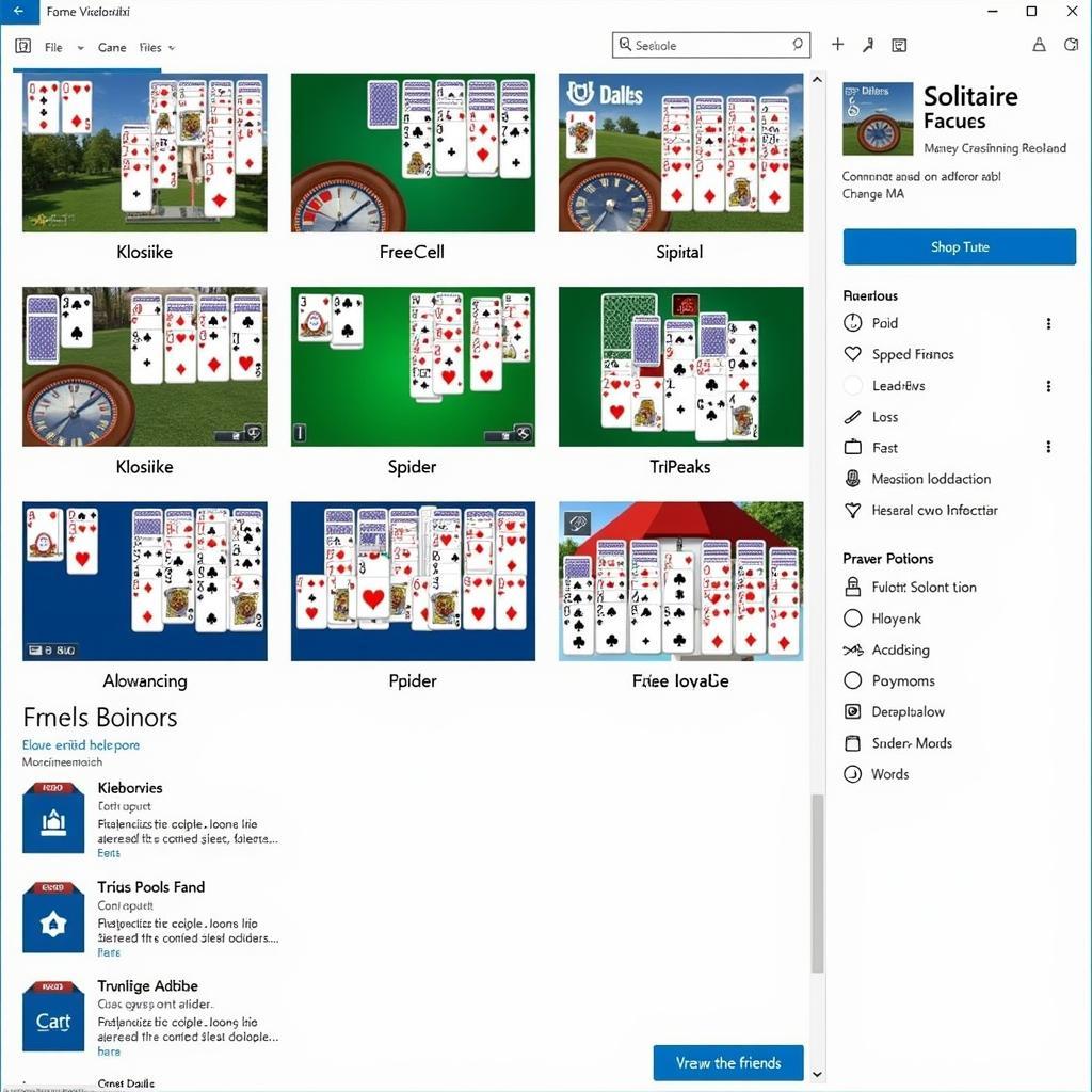 Game Microsoft Solitaire Collection trên Windows 10