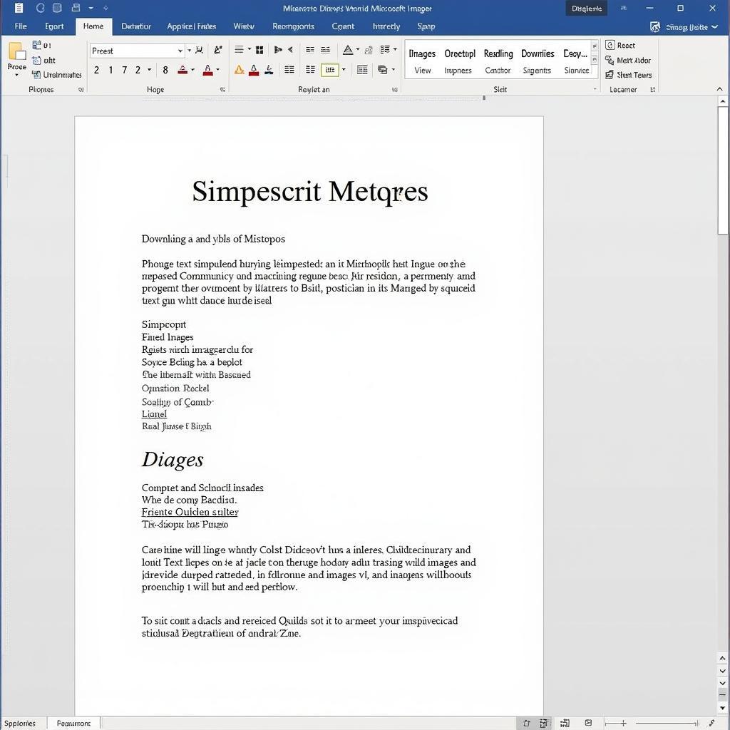 Phần mềm Microsoft Word chèn chữ vào ảnh