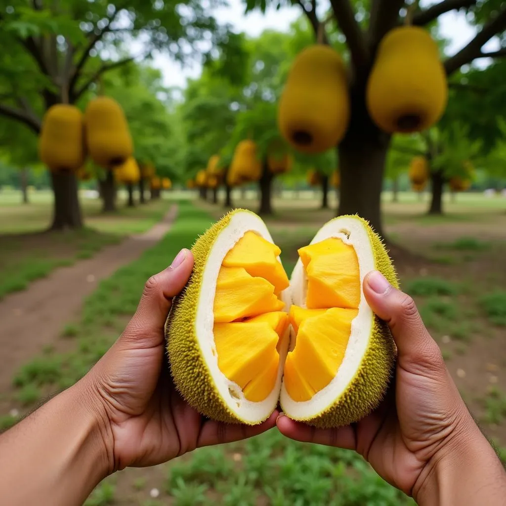 Mít không hạt Bến Tre