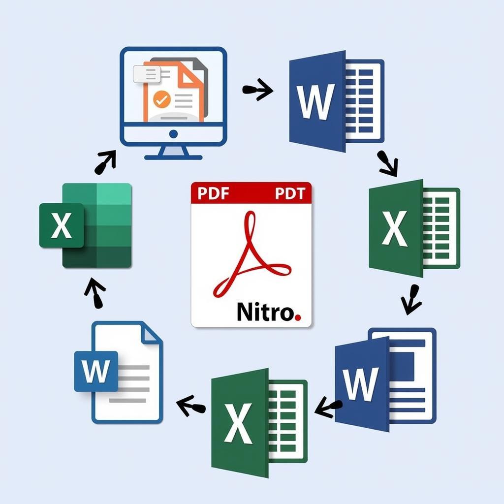 Chuyển đổi file PDF sang Excel bằng Nitro Pro