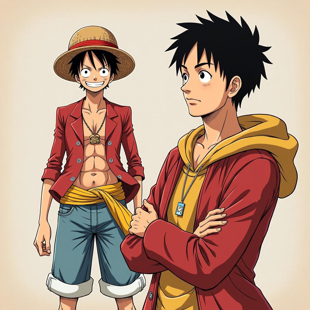 Hình ảnh Eiichiro Oda và tác phẩm One Piece