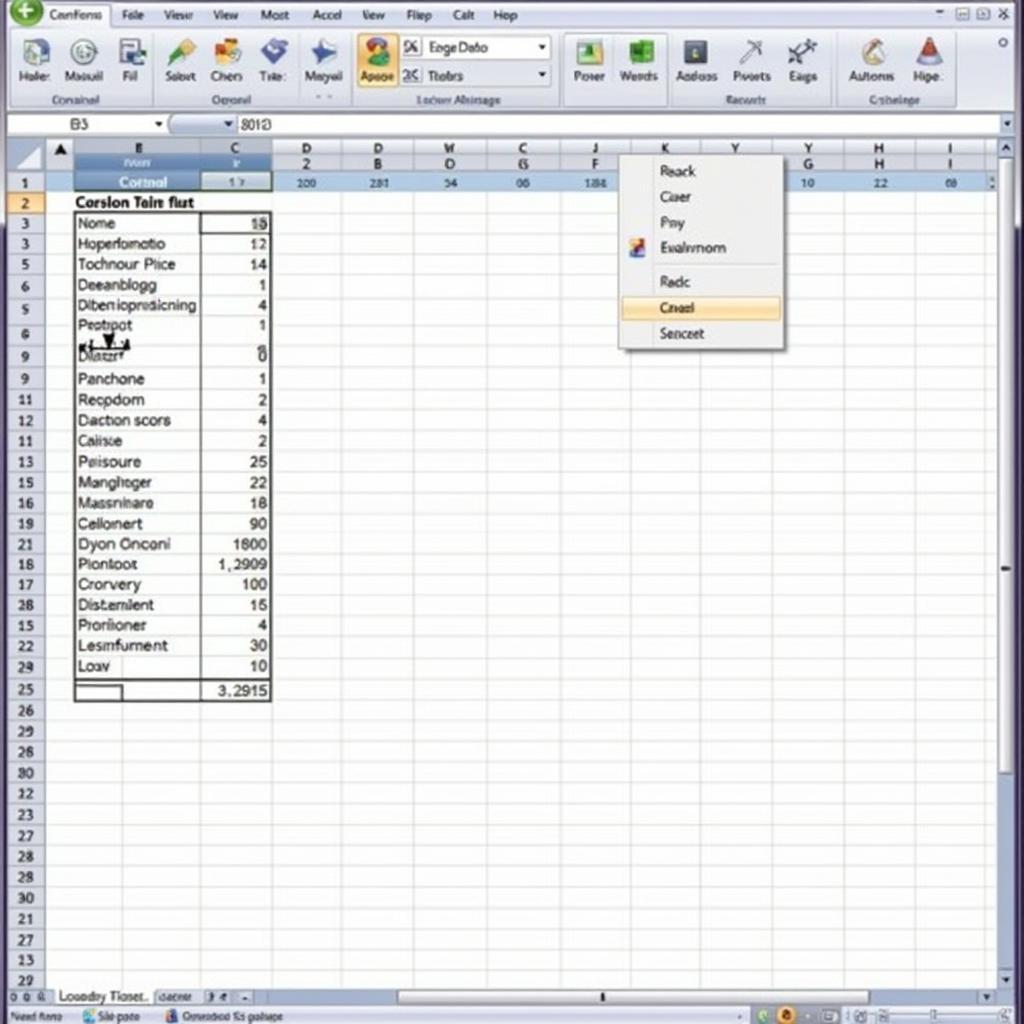 Mở file ODS bằng OpenOffice Calc